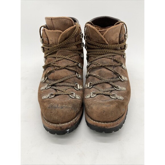VTG Vasque 29396 K73 6230 Mountaineering Hiking Boots Brown Leather Sz 7N - Picture 4 of 13